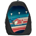 Bridge Transportation Train Toys Backpack Bag Front