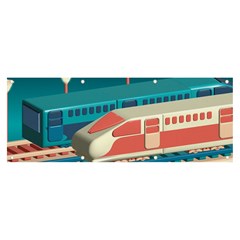 Bridge Transportation Train Toys Banner And Sign 8  X 3  by Grandong