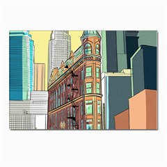 Building Urban Architecture Tower Postcards 5  X 7  (pkg Of 10) by Grandong