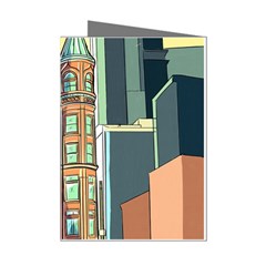 Building Urban Architecture Tower Mini Greeting Cards (pkg Of 8) by Grandong