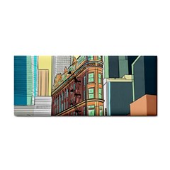 Building Urban Architecture Tower Hand Towel by Grandong