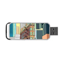 Building Urban Architecture Tower Portable Usb Flash (two Sides) by Grandong