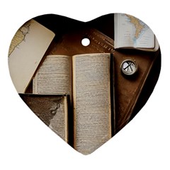 Generated Desk Book Inkwell Pen Ornament (heart)