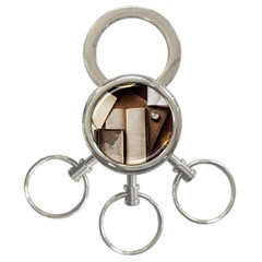 Generated Desk Book Inkwell Pen 3-ring Key Chain by Grandong