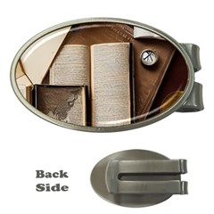 Generated Desk Book Inkwell Pen Money Clips (oval)  by Grandong