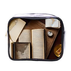 Generated Desk Book Inkwell Pen Mini Toiletries Bag (one Side) by Grandong