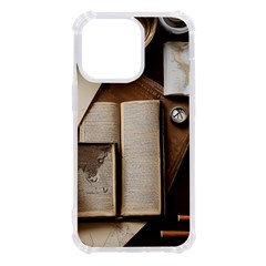 Generated Desk Book Inkwell Pen Iphone 13 Pro Tpu Uv Print Case by Grandong