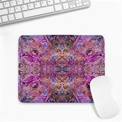 Fuchsia Intarsio Small Mousepad by kaleidomarblingart