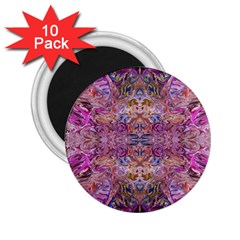 Fuchsia Intarsio 2 25  Magnets (10 Pack)  by kaleidomarblingart