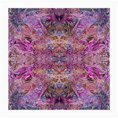 Fuchsia Intarsio Medium Glasses Cloth (2 Sides) by kaleidomarblingart