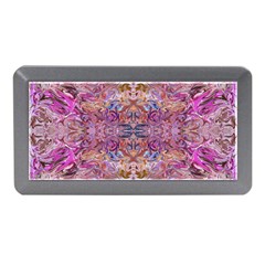 Fuchsia Intarsio Memory Card Reader (mini) by kaleidomarblingart