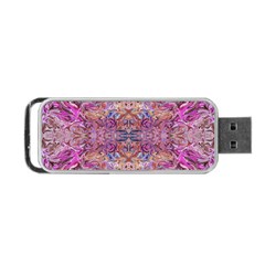 Fuchsia Intarsio Portable Usb Flash (two Sides) by kaleidomarblingart