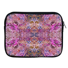 Fuchsia Intarsio Apple Ipad 2/3/4 Zipper Cases by kaleidomarblingart