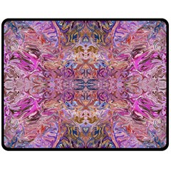 Fuchsia Intarsio Two Sides Fleece Blanket (medium)