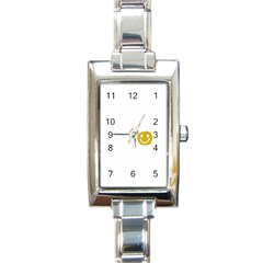 A Positive Sign Rectangle Italian Charm Watch by 3147293