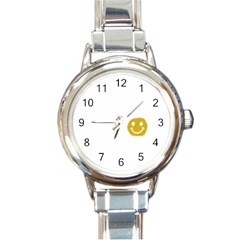 A Positive Sign Round Italian Charm Watch by 3147293