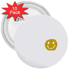 A Positive Sign 3  Buttons (10 Pack)  by 3147293