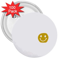 A Positive Sign 3  Buttons (100 Pack)  by 3147293