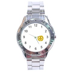 A Positive Sign Stainless Steel Analogue Watch