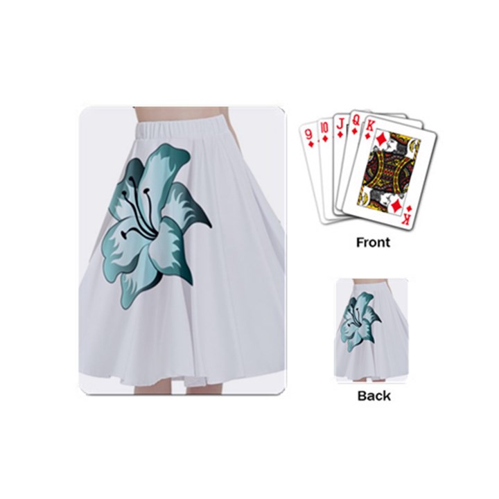 Skirt  Playing Cards Single Design (Mini)