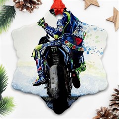 Download (1) D6436be9-f3fc-41be-942a-ec353be62fb5 Download (2) Vr46 Wallpaper By Reachparmeet - Download On Zedge?   1f7a Snowflake Ornament (two Sides)