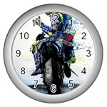 Download (1) D6436be9-f3fc-41be-942a-ec353be62fb5 Download (2) Vr46 Wallpaper By Reachparmeet - Download On Zedge?   1f7a Wall Clock (Silver) Front