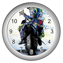 Download (1) D6436be9-f3fc-41be-942a-ec353be62fb5 Download (2) Vr46 Wallpaper By Reachparmeet - Download On Zedge?   1f7a Wall Clock (silver) by AESTHETIC1