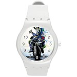 Download (1) D6436be9-f3fc-41be-942a-ec353be62fb5 Download (2) Vr46 Wallpaper By Reachparmeet - Download On Zedge?   1f7a Round Plastic Sport Watch (M) Front