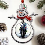 Download (1) D6436be9-f3fc-41be-942a-ec353be62fb5 Download (2) Vr46 Wallpaper By Reachparmeet - Download On Zedge?   1f7a Metal Snowman Ornament Front