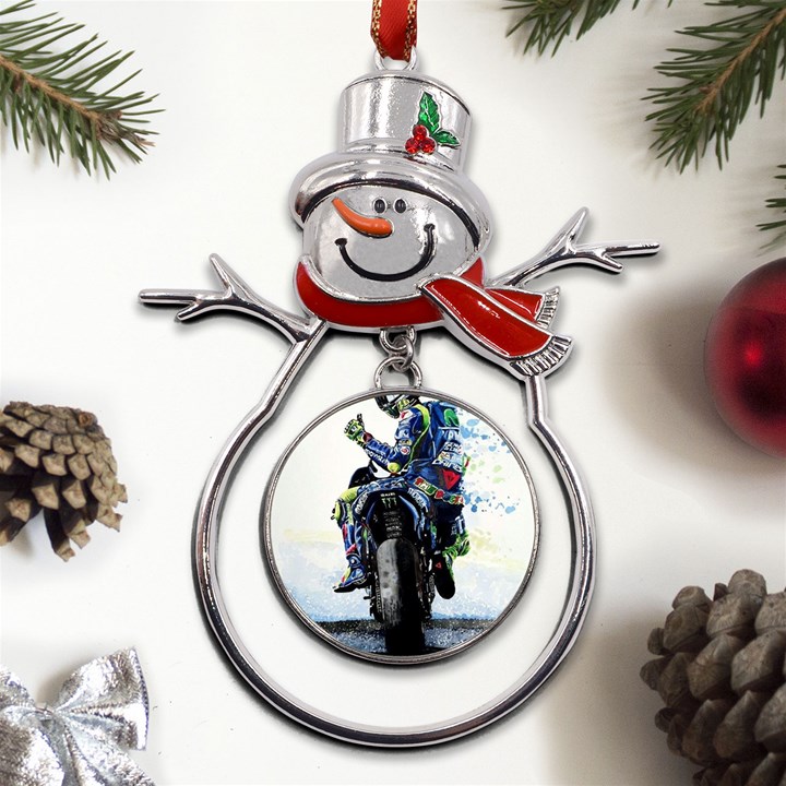 Download (1) D6436be9-f3fc-41be-942a-ec353be62fb5 Download (2) Vr46 Wallpaper By Reachparmeet - Download On Zedge?   1f7a Metal Snowman Ornament