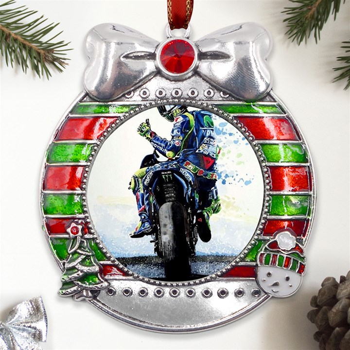 Download (1) D6436be9-f3fc-41be-942a-ec353be62fb5 Download (2) Vr46 Wallpaper By Reachparmeet - Download On Zedge?   1f7a Metal X Mas Ribbon With Red Crystal Round Ornament