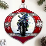 Download (1) D6436be9-f3fc-41be-942a-ec353be62fb5 Download (2) Vr46 Wallpaper By Reachparmeet - Download On Zedge?   1f7a Metal Snowflake And Bell Red Ornament Front