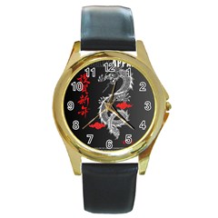 2 Untitled Design Round Gold Metal Watch by Sonugujjar