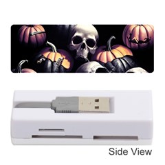 Halloween Party Skulls, Demonic Pumpkins Pattern Memory Card Reader (stick) by Casemiro