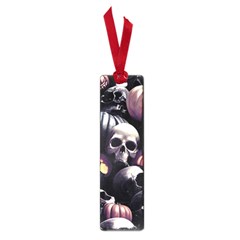 Halloween Party Skulls, Demonic Pumpkins Pattern Small Book Marks by Casemiro