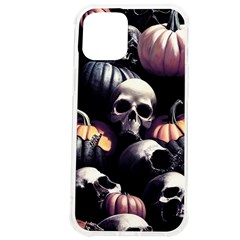 Halloween Party Skulls, Demonic Pumpkins Pattern Iphone 12 Pro Max Tpu Uv Print Case by Casemiro