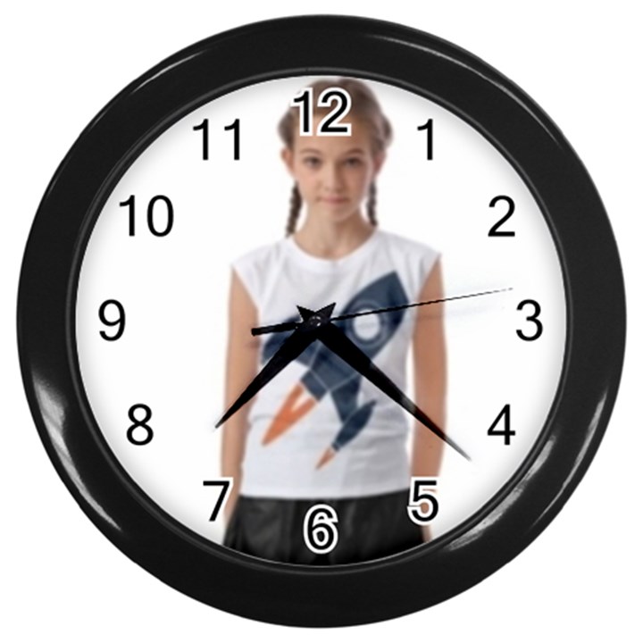 Img 20230716 195940 Img 20230716 200008 Wall Clock (Black)