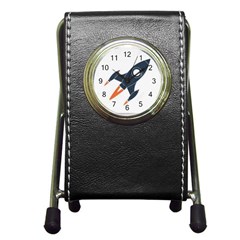 Img 20230716 190400 Img 20230716 190422 Pen Holder Desk Clock by 3147330