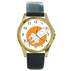 Img 20230716 190422 Round Gold Metal Watch