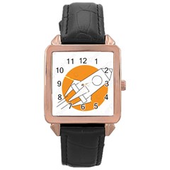 Img 20230716 190422 Rose Gold Leather Watch  by 3147330