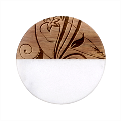 Img 20230716 190304 Classic Marble Wood Coaster (round)  by 3147330