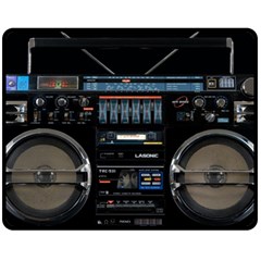 Vintage Radio Fleece Blanket (medium) by Proyonanggan