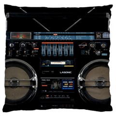 Vintage Radio Standard Premium Plush Fleece Cushion Case (two Sides) by Proyonanggan