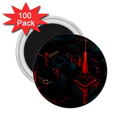 A Dark City Vector 2 25  Magnets (100 Pack) 