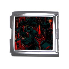 A Dark City Vector Mega Link Italian Charm (18mm)