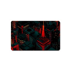 A Dark City Vector Magnet (name Card) by Proyonanggan