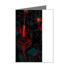 A Dark City Vector Mini Greeting Card by Proyonanggan