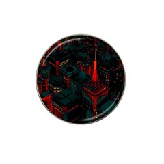 A Dark City Vector Hat Clip Ball Marker by Proyonanggan