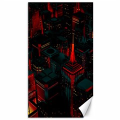 A Dark City Vector Canvas 40  X 72 