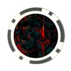 A Dark City Vector Poker Chip Card Guard (10 Pack) by Proyonanggan